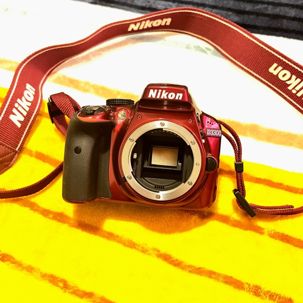 Nikon digital camera  Red D3300